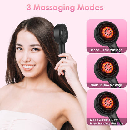 Red Light Scalp Massager Brush