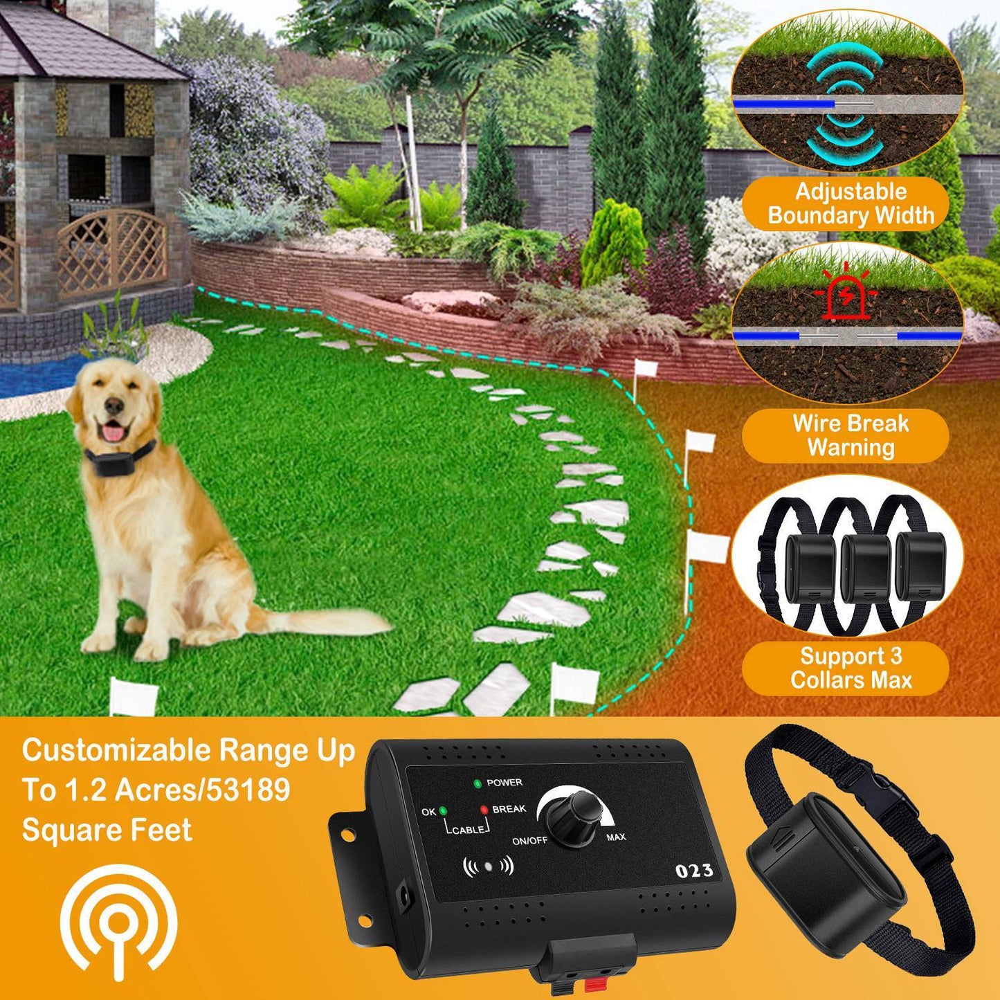 Electric Dog Fence System Pet Tone